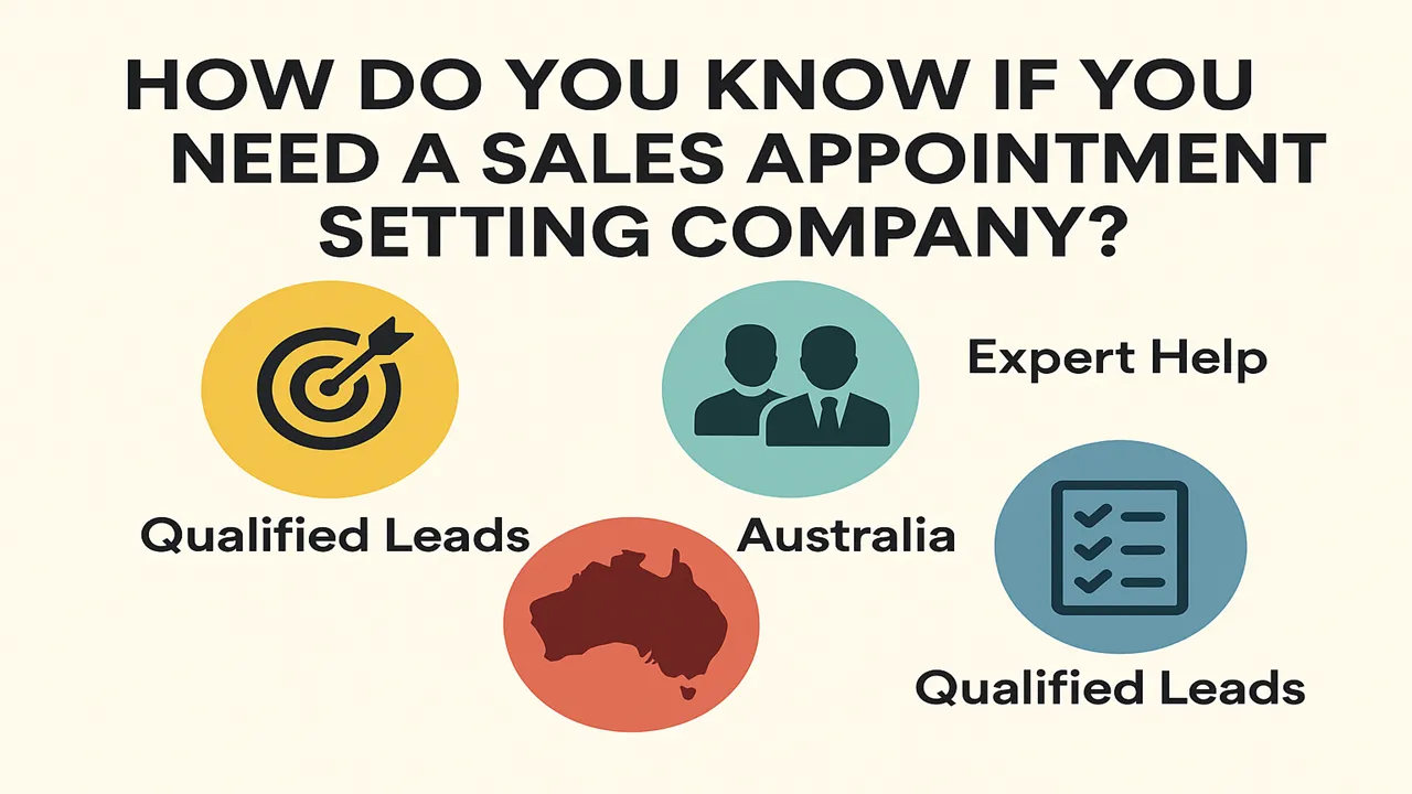How Do You Know If You Need a Sales Appointment Setting Company?