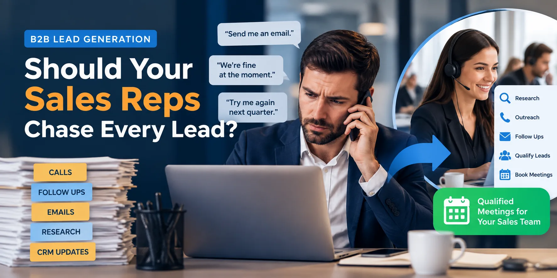B2B Lead Generation: Should Your Sales Reps Chase Every Lead?